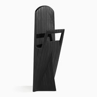 Eccopanta gessato bedroom coat stand - black 1